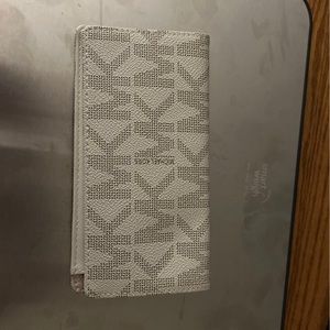 Michael kors check book holder